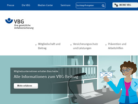 'vbg.de' screenshot