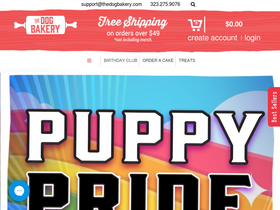 'thedogbakery.com' screenshot
