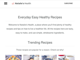 'natalieshealth.com' screenshot