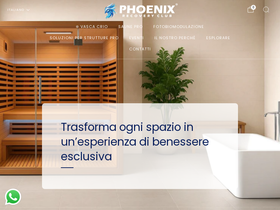 Phoenix Recovery Club homepage screenshot