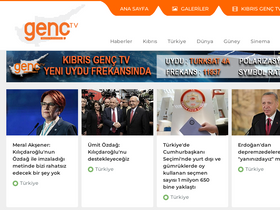 'kibrisgenctv.com' screenshot