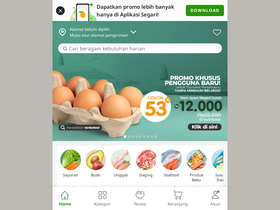 'segari.id' screenshot