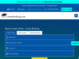 'cruisebooking.com' screenshot