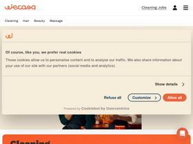 'wecasa.co.uk' screenshot