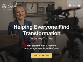 'drcarolministries.com' screenshot
