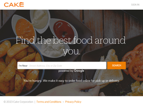 'cake.net' screenshot