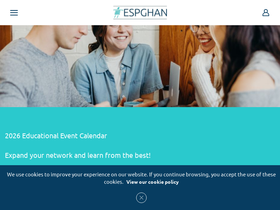 'espghan.org' screenshot