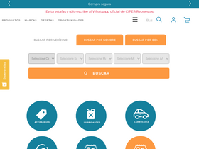 'ciper.cl' screenshot