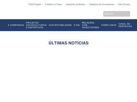 'taesa.com.br' screenshot