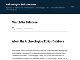 archaeologicalethics.org