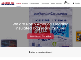 hotcoldbags.com homepage screenshot