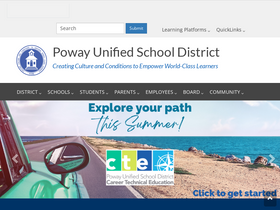 'powayusd.com' screenshot