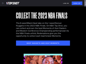 'nbatopshot.com' screenshot