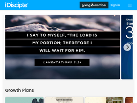 'idisciple.org' screenshot