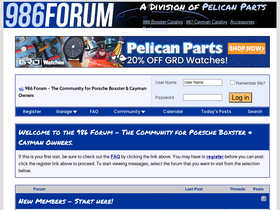 '986forum.com' screenshot