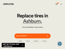 'simpletire.com' screenshot