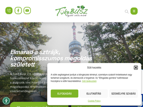 'tukebusz.hu' screenshot