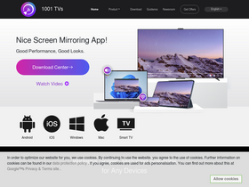 '1001tvs.com' screenshot