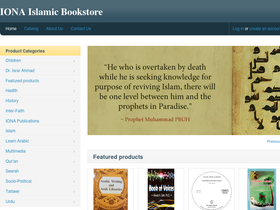ionabookstore.com homepage screenshot