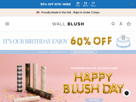 'wallblush.com' screenshot