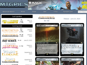 'mtgpics.com' screenshot