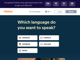 'babbel.com' screenshot