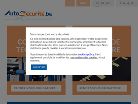 'autosecurite.be' screenshot