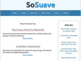 'sosuave.com' screenshot