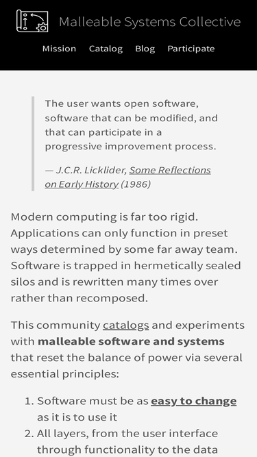 malleable.systems