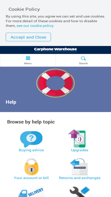 selfhelp.carphonewarehouse.com