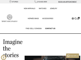 'wristaficionado.com' screenshot