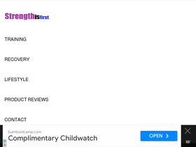 'strengthisfirst.com' screenshot