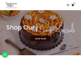 toujours.co.in homepage screenshot