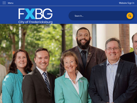 'fredericksburgva.gov' screenshot