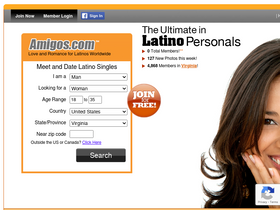'amigos.com' screenshot