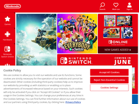 'nintendo.co.uk' screenshot