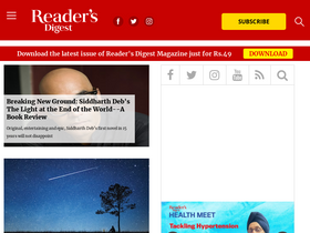 'readersdigest.in' screenshot