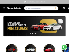 mundocolecao.com homepage screenshot