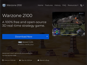 'wz2100.net' screenshot