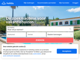'holidu.nl' screenshot