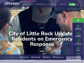'littlerock.gov' screenshot