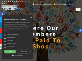 'clubshop.com' screenshot