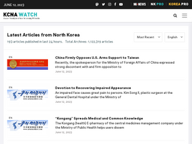 'kcnawatch.org' screenshot