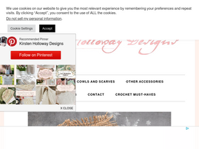 'kirstenhollowaydesigns.com' screenshot