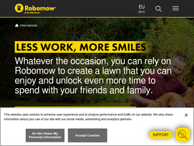 'robomow.com' screenshot