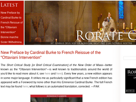 'rorate-caeli.blogspot.com' screenshot