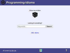 'programming-idioms.org' screenshot