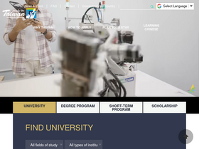 'studyintaiwan.org' screenshot
