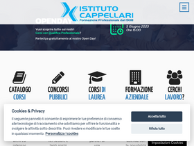 'istitutocappellari.it' screenshot