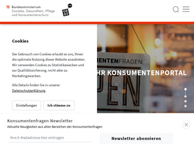 'konsumentenfragen.at' screenshot